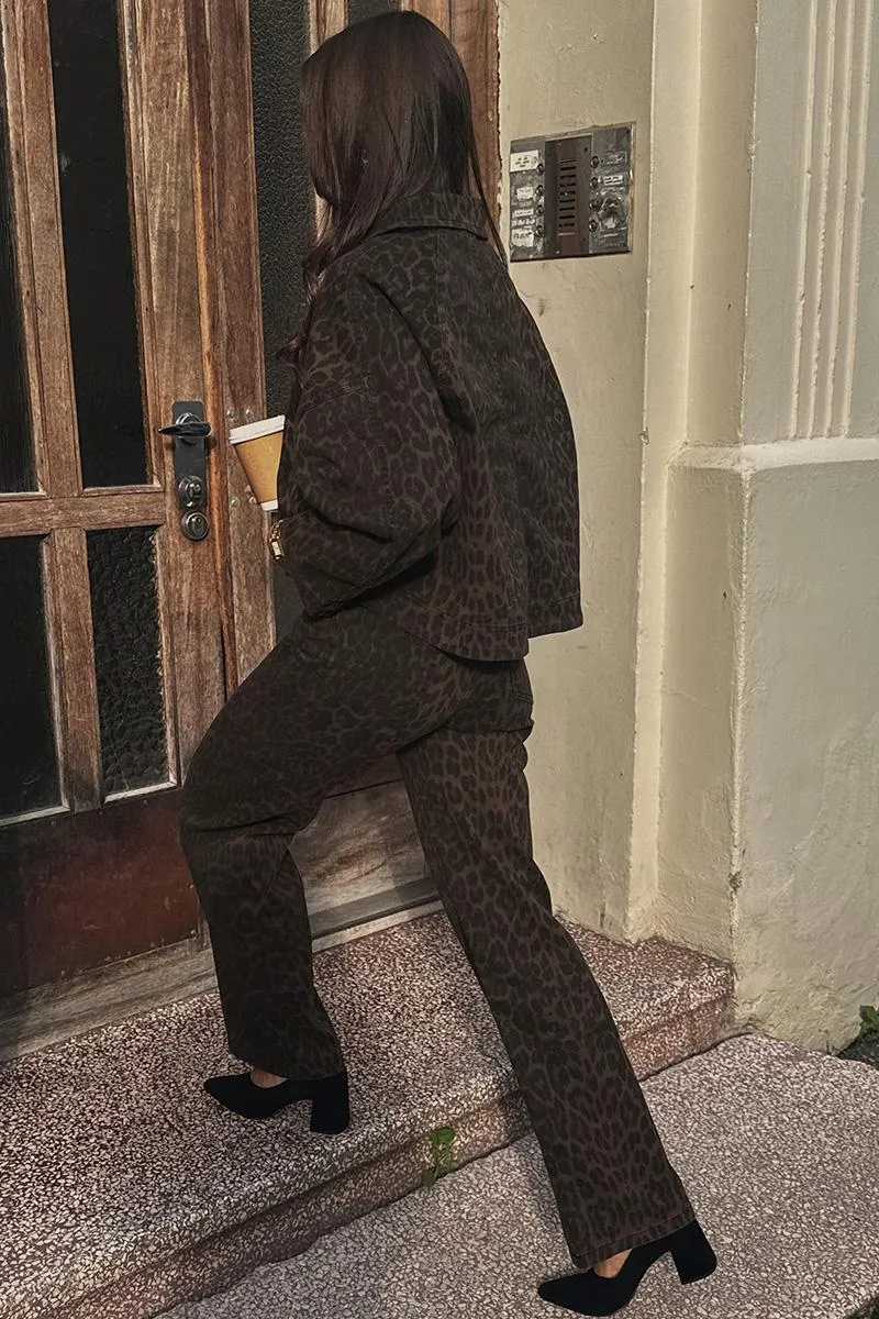 LeoCC New Wide Pant Dark Brown