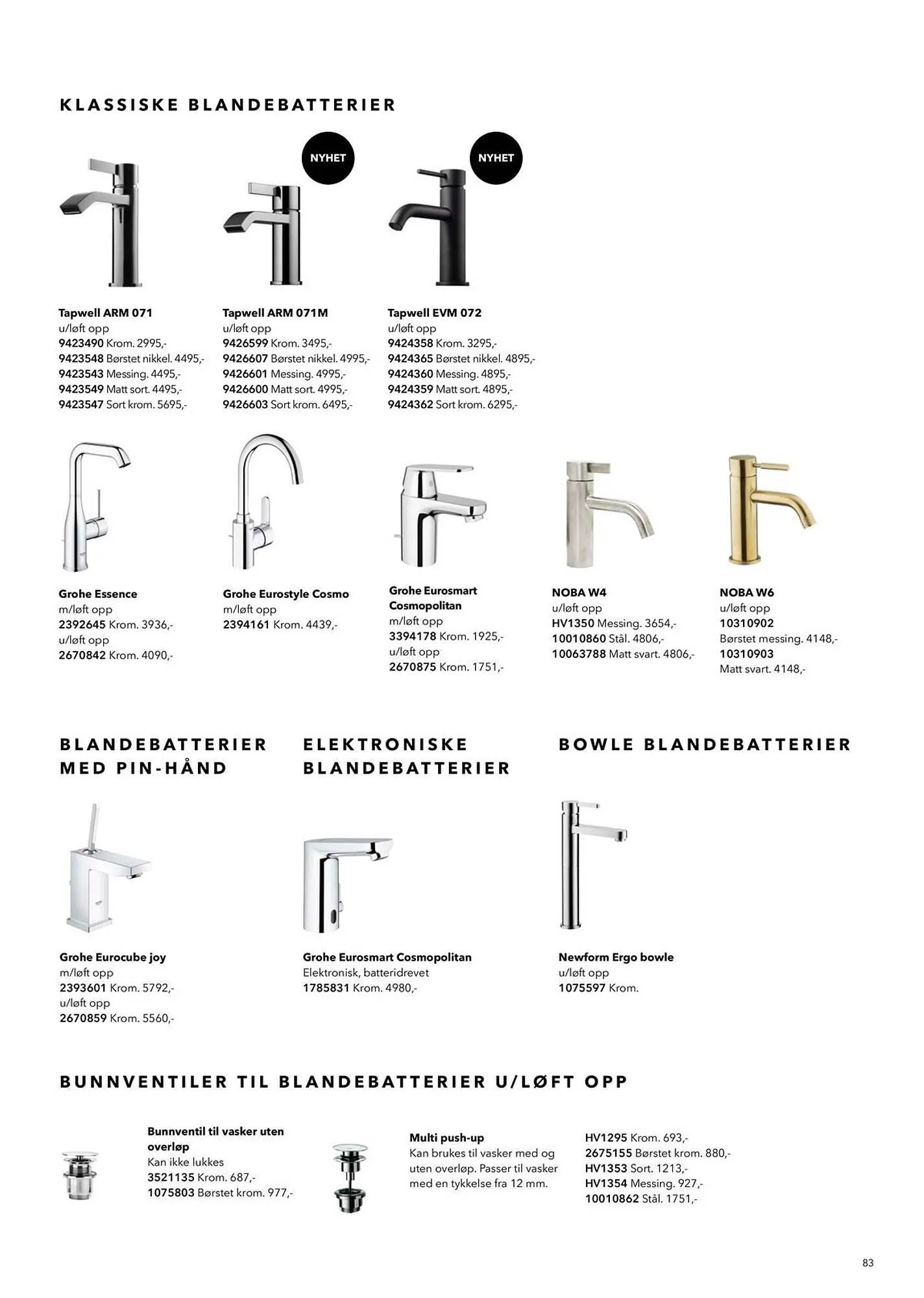 Kvik Kjøkken Kundeavis fra 28. mars til 11. april 2024 - kundeavisside 83