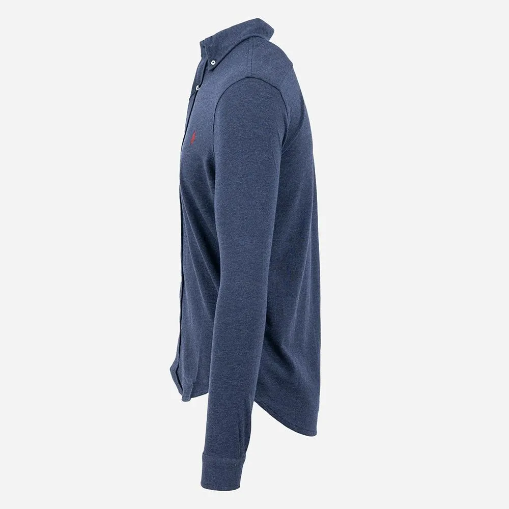 Featherweight Mesh Shirt - Spring Navy Heather