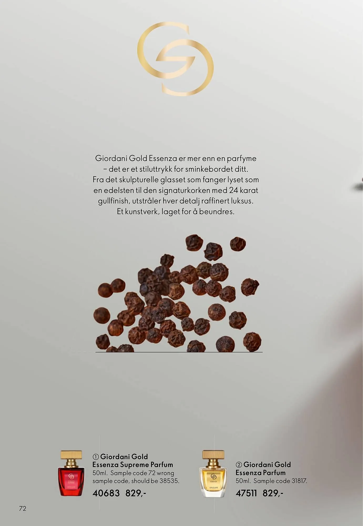 Oriflame katalog fra 1. april til 30. april 2026 - kundeavisside 72