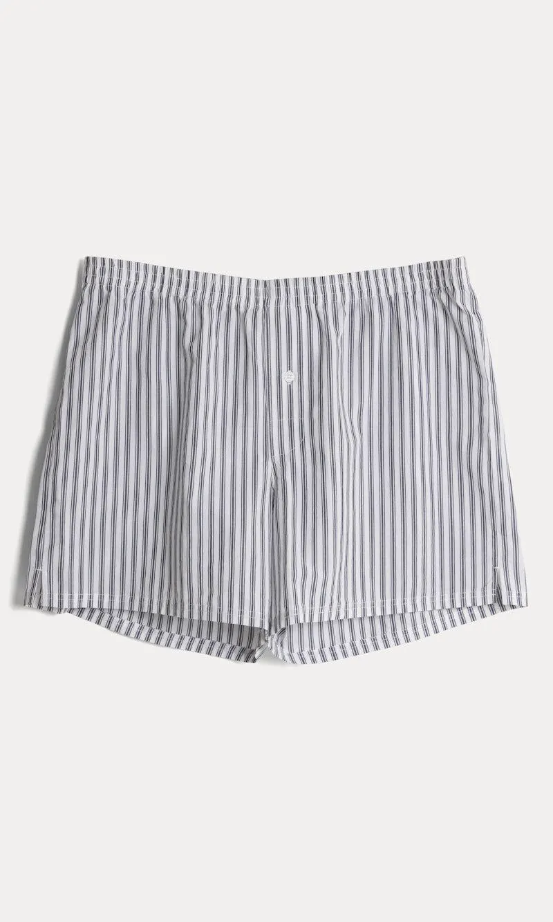 Vevd boxershorts i 100% bomull