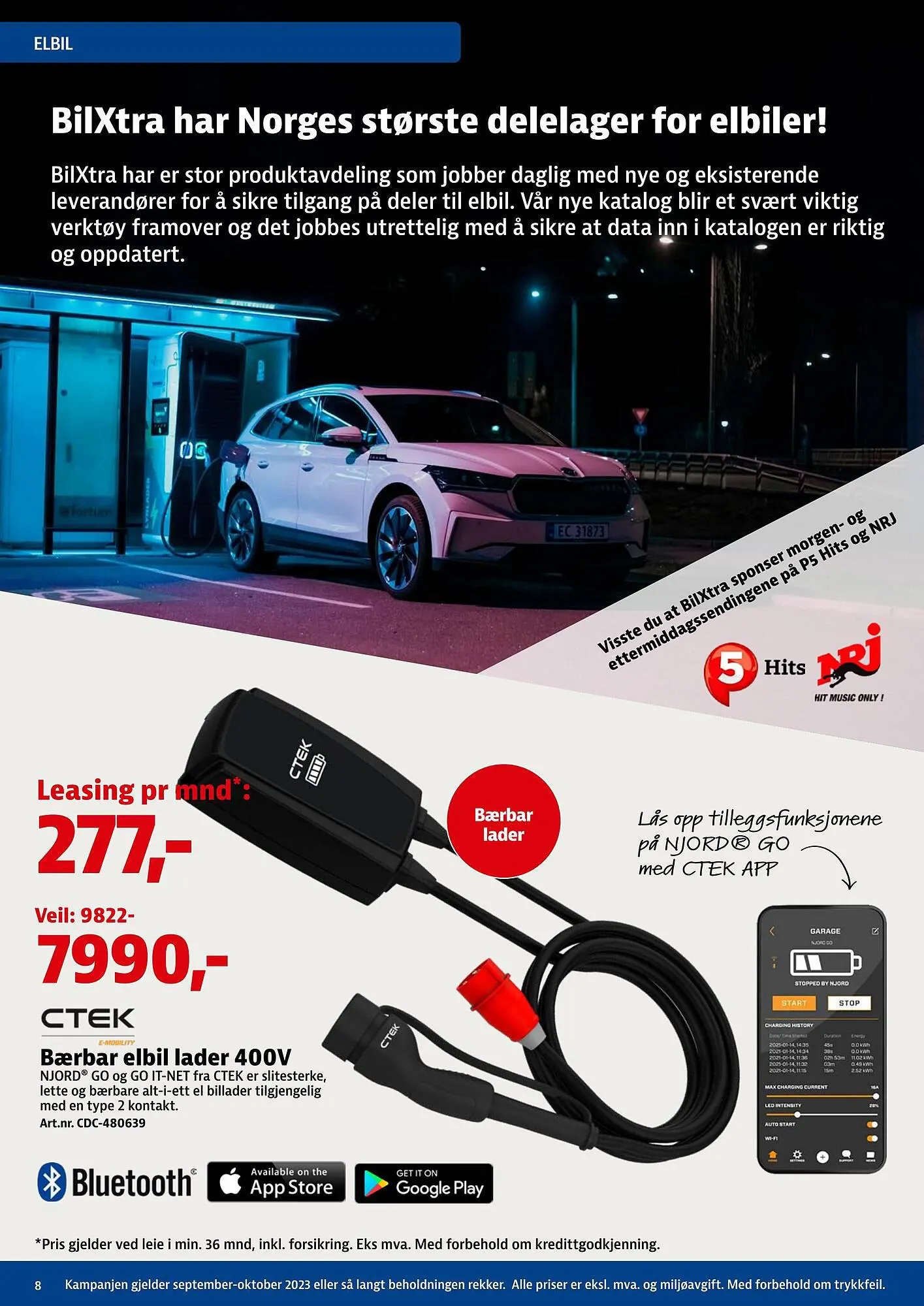 Bilxtra Kundeavis fra 2. september til 31. oktober 2023 - kundeavisside 8