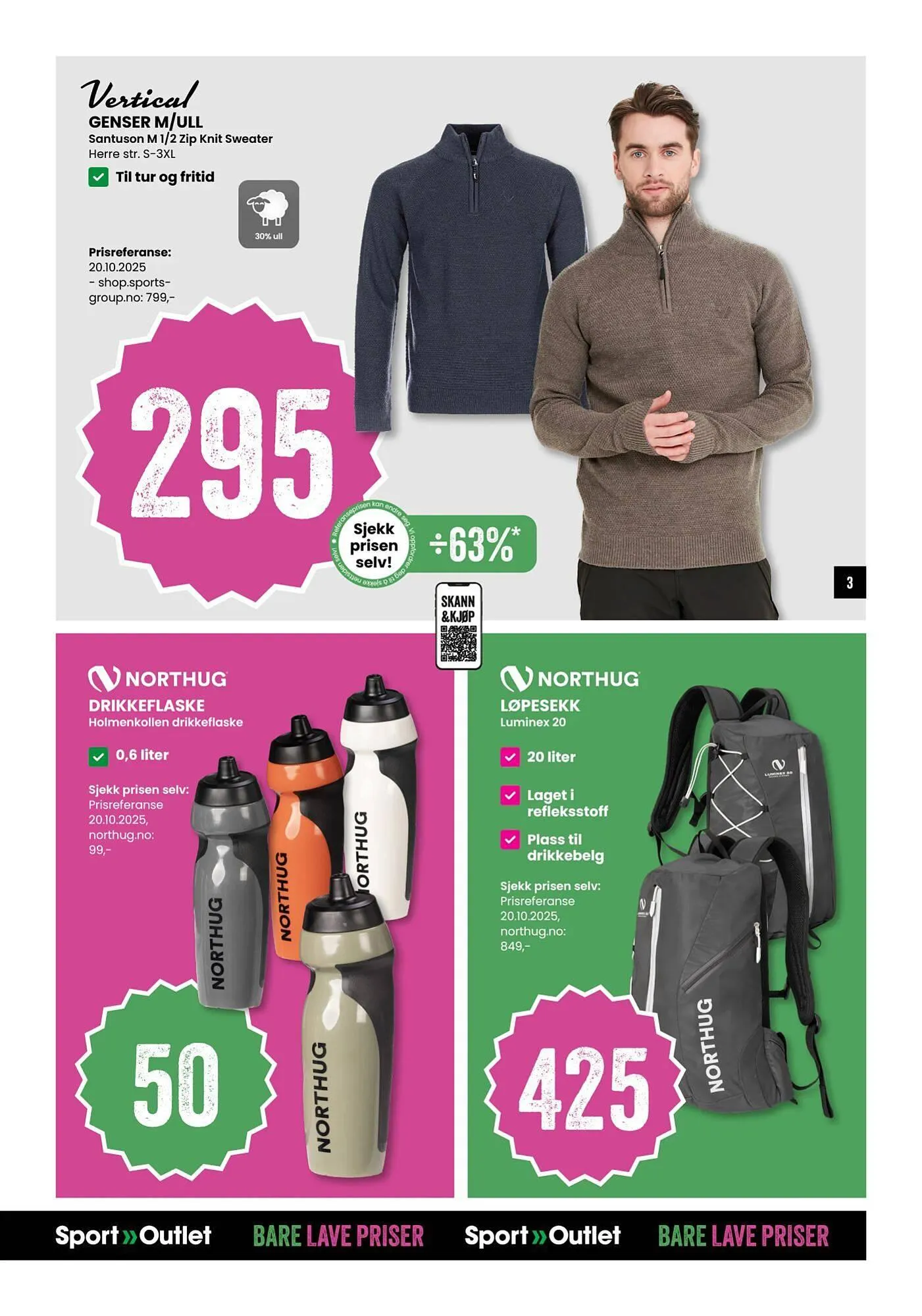 Sport Outlet kundeavis fra 4. november til 16. november 2025 - kundeavisside 3