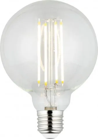 LED globe E27 4W dimbar Klar 9,5cm