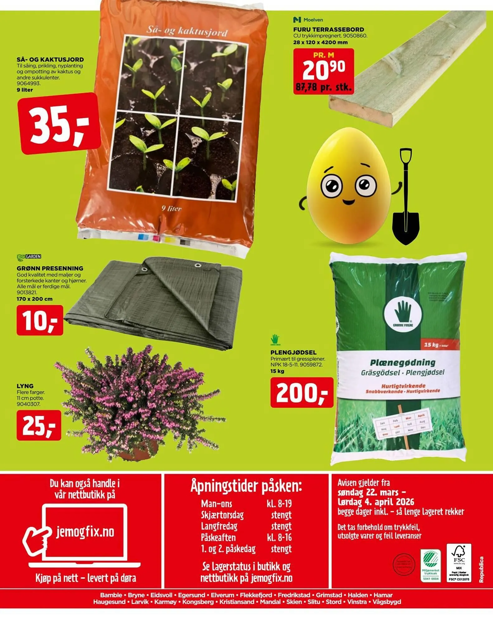 Jem & fix kundeavis fra 22. mars til 5. april 2026 - kundeavisside 32