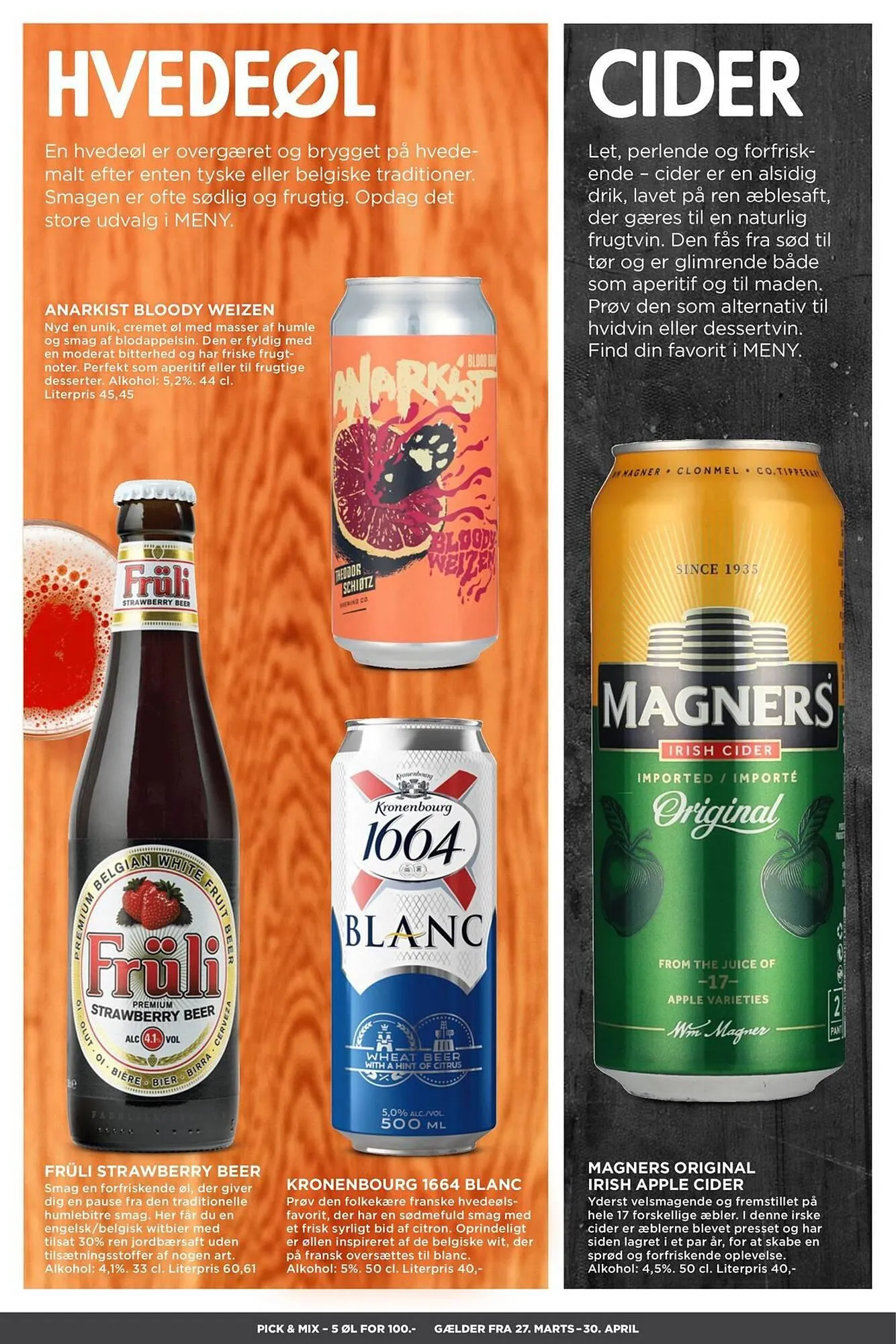 Meny kundeavis fra 27. mars til 4. april 2026 - kundeavisside 47