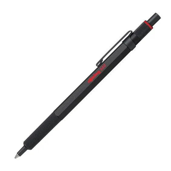 Kulepenn Rotring 600 Ballpen Medium, svart blekk
