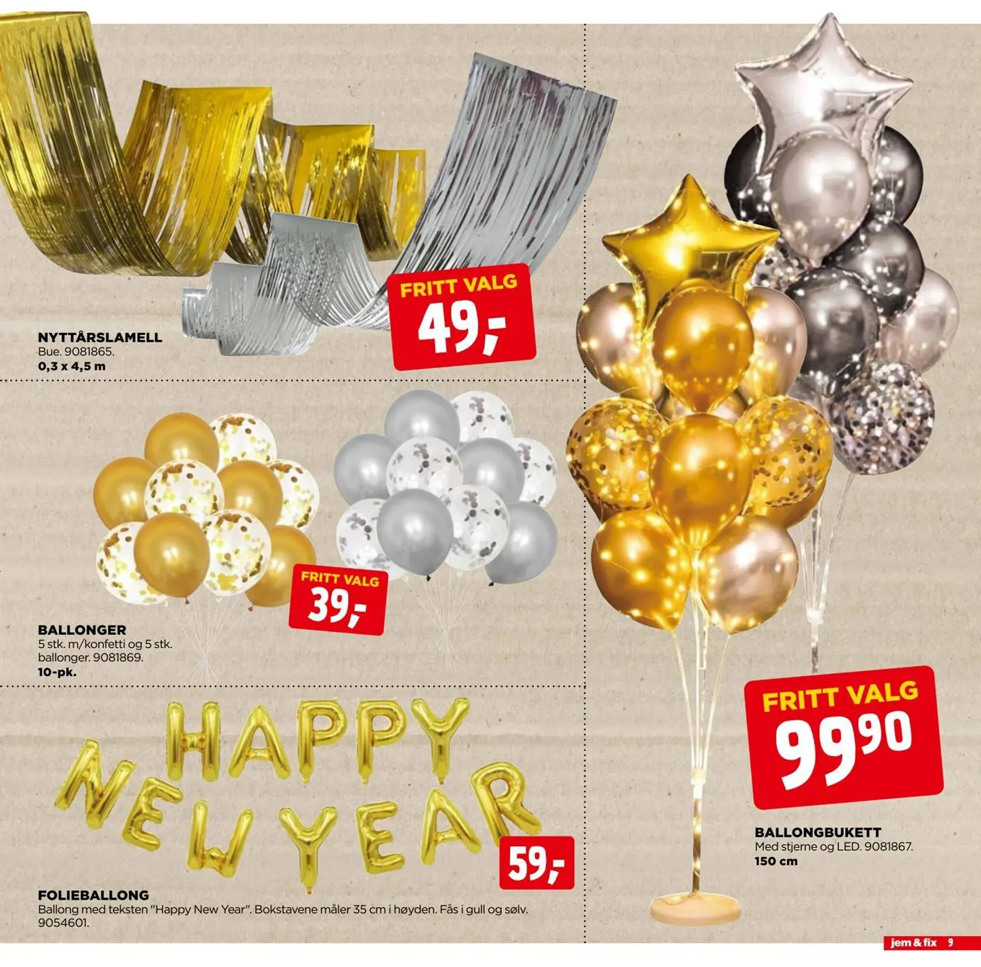 Jem & fix kundeavis fra 21. desember til 1. januar 2026 - kundeavisside 9