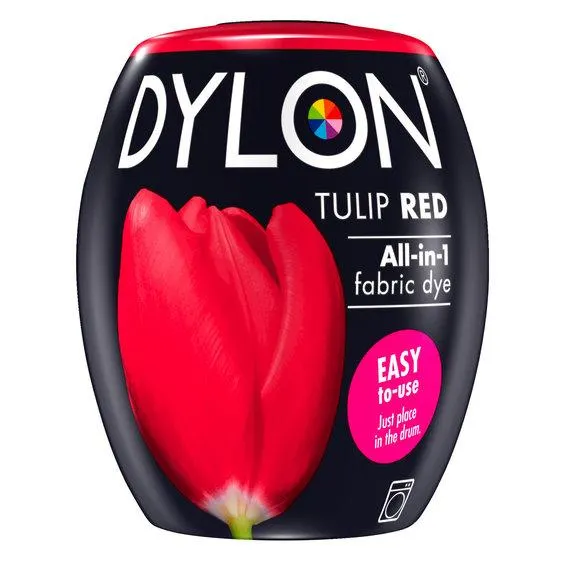 Dylon Pod All-in-1 tekstilfarge – Tulip red
