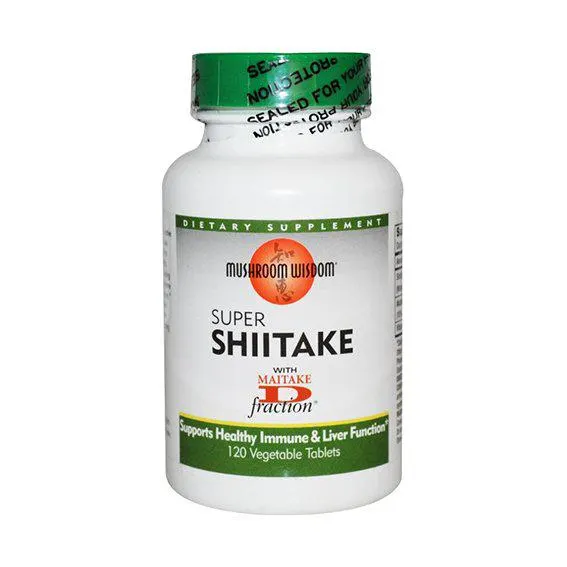 Mushroom wisdom super shiitake 120 tab