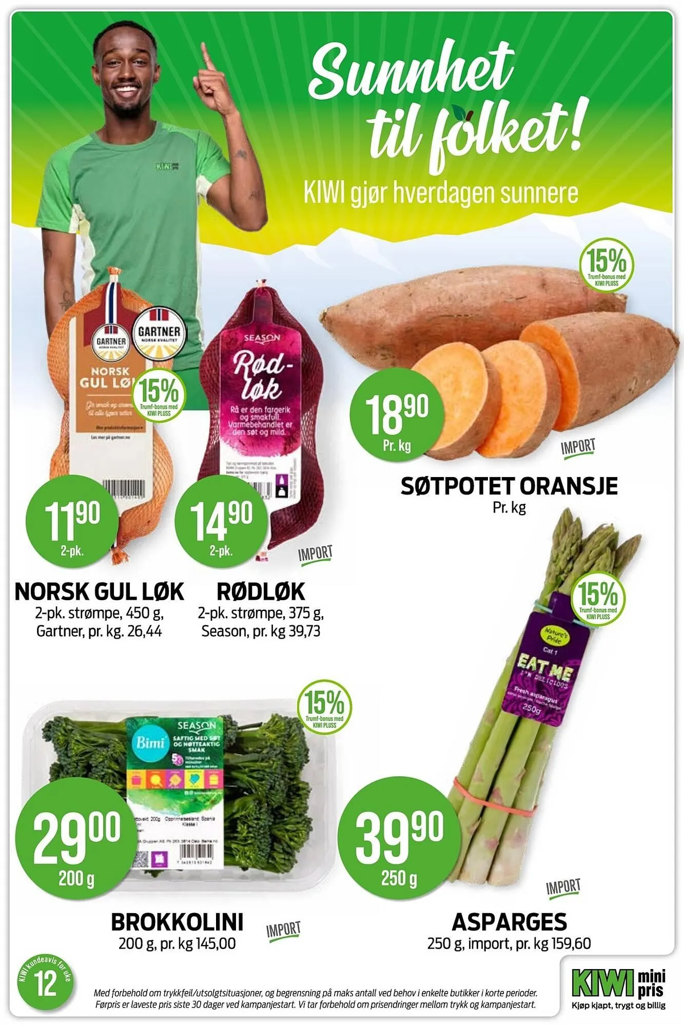 Kiwi kundeavis fra 16. mars til 22. mars 2026 - kundeavisside 19