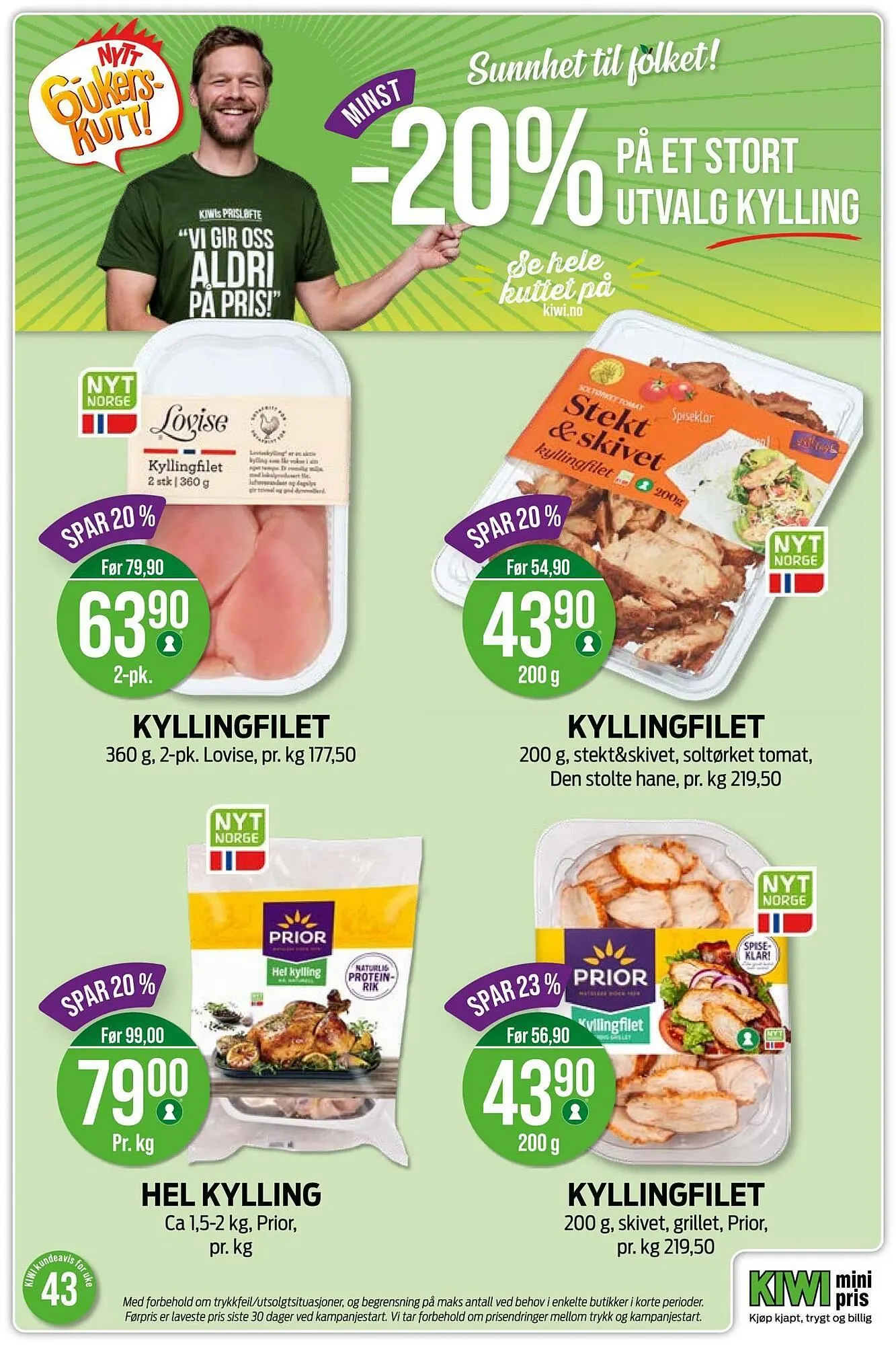 Kiwi kundeavis fra 20. oktober til 26. oktober 2025 - kundeavisside 8