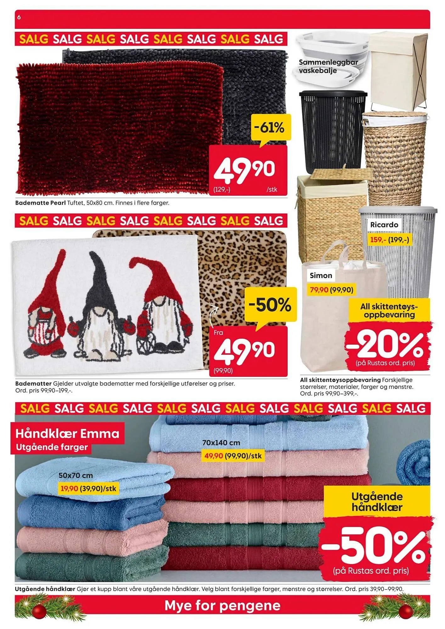 Rusta kundeavis fra 24. desember til 5. januar 2026 - kundeavisside 6