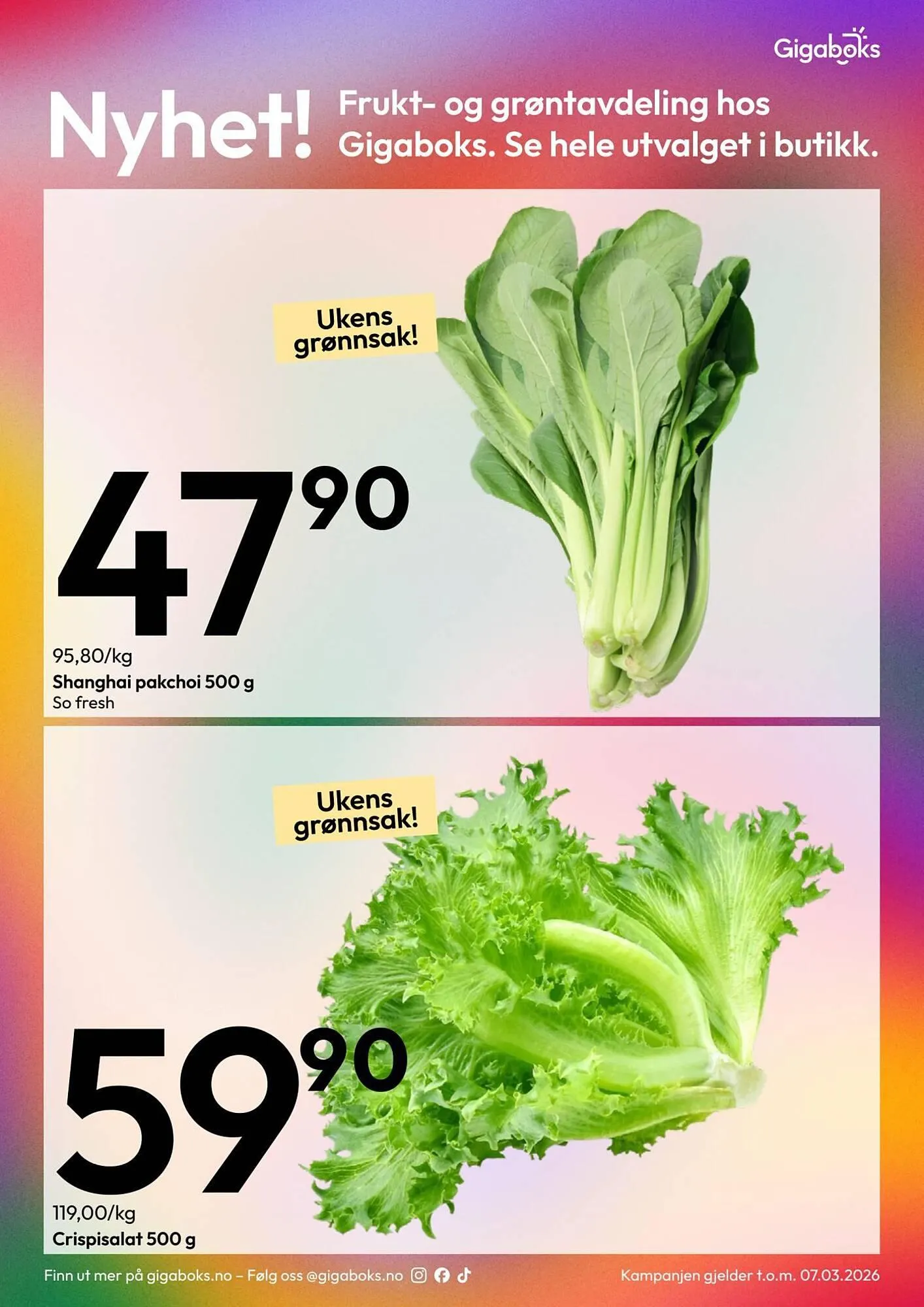 Gigaboks kundeavis fra 2. mars til 7. mars 2026 - kundeavisside 8