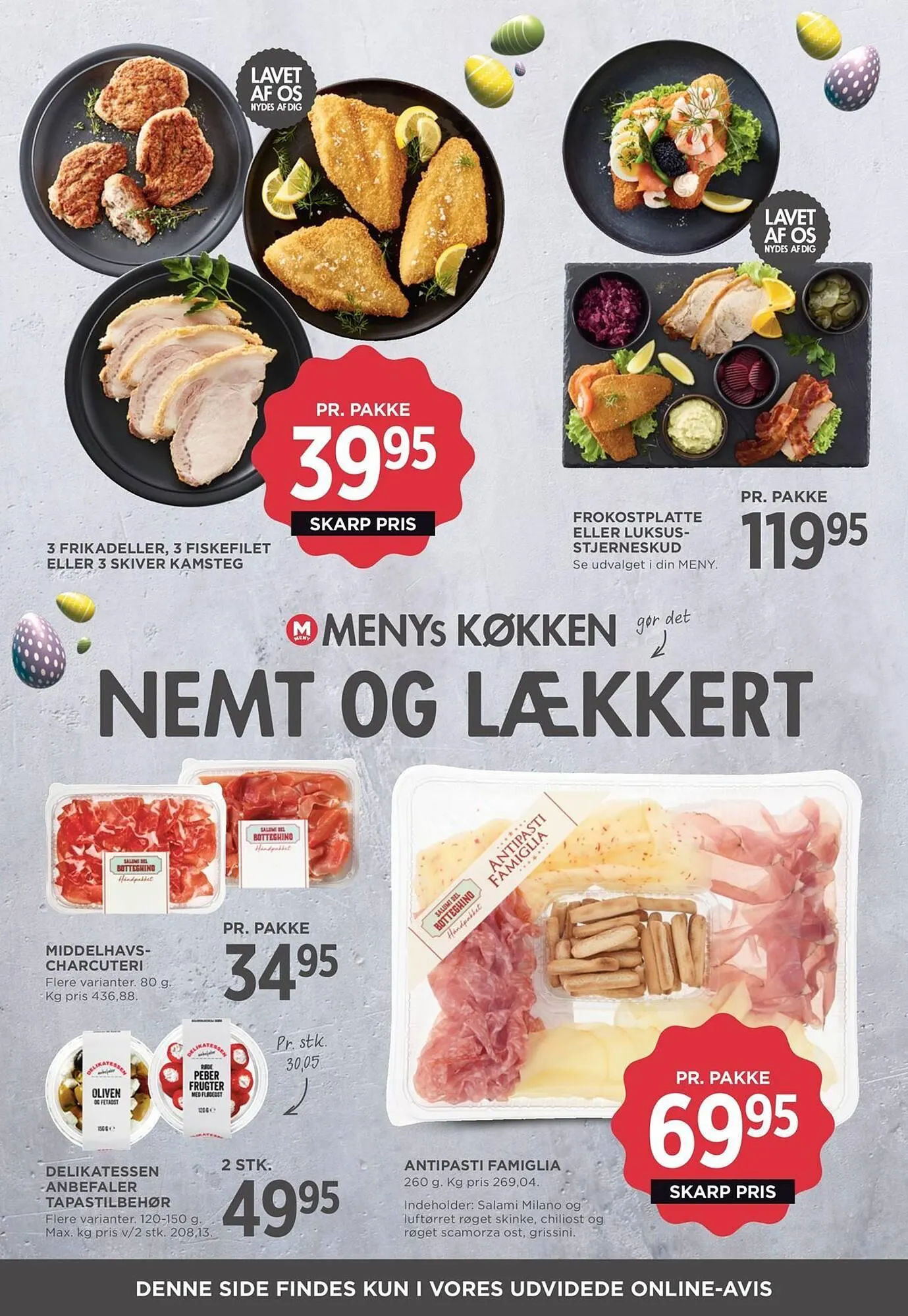 Meny kundeavis fra 27. mars til 4. april 2026 - kundeavisside 20