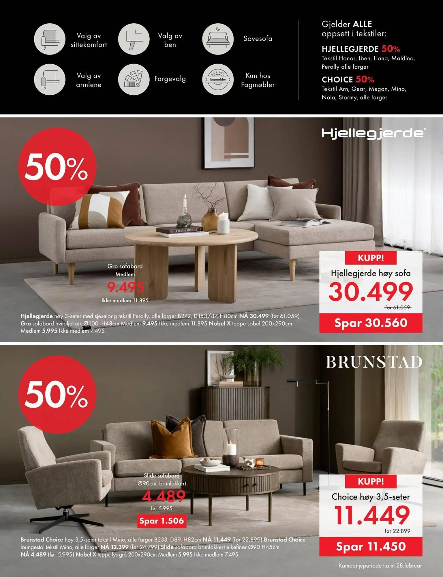 Fagmøbler kundeavis fra 1. februar til 1. mars 2026 - kundeavisside 11