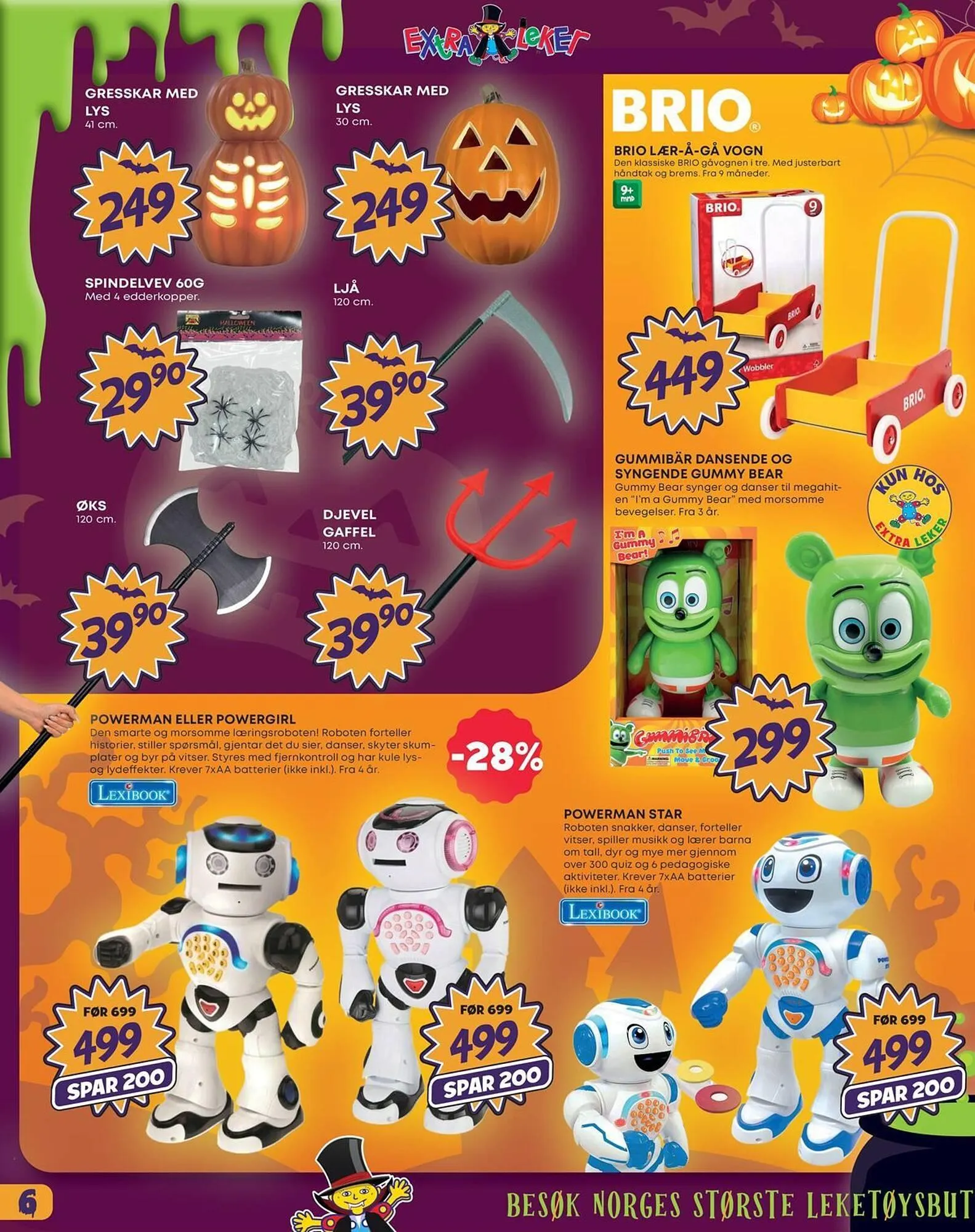 Extra Leker kundeavis fra 21. oktober til 4. november 2025 - kundeavisside 6