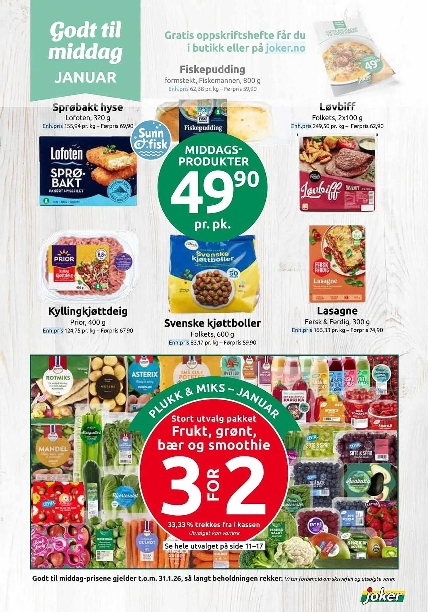Joker kundeavis fra 13. januar til 25. januar 2026 - kundeavisside 5