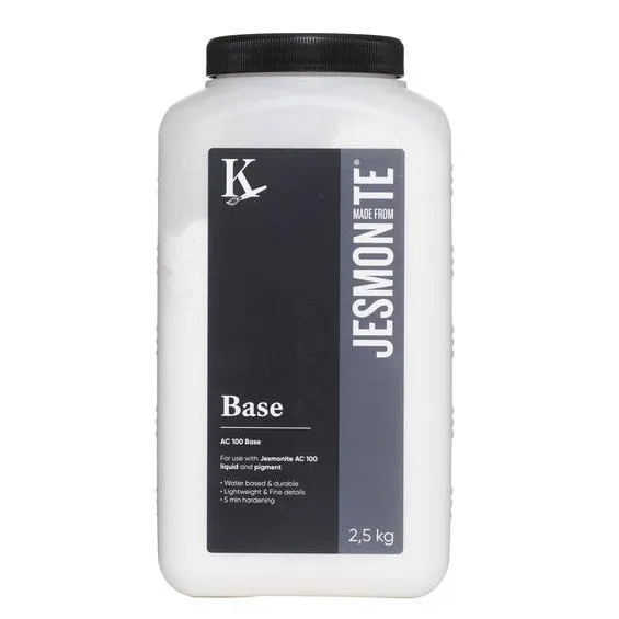 Jesmonite Base AC100 2,5 kg – den pulverbaserte komponenten for å støpe Jesmonite