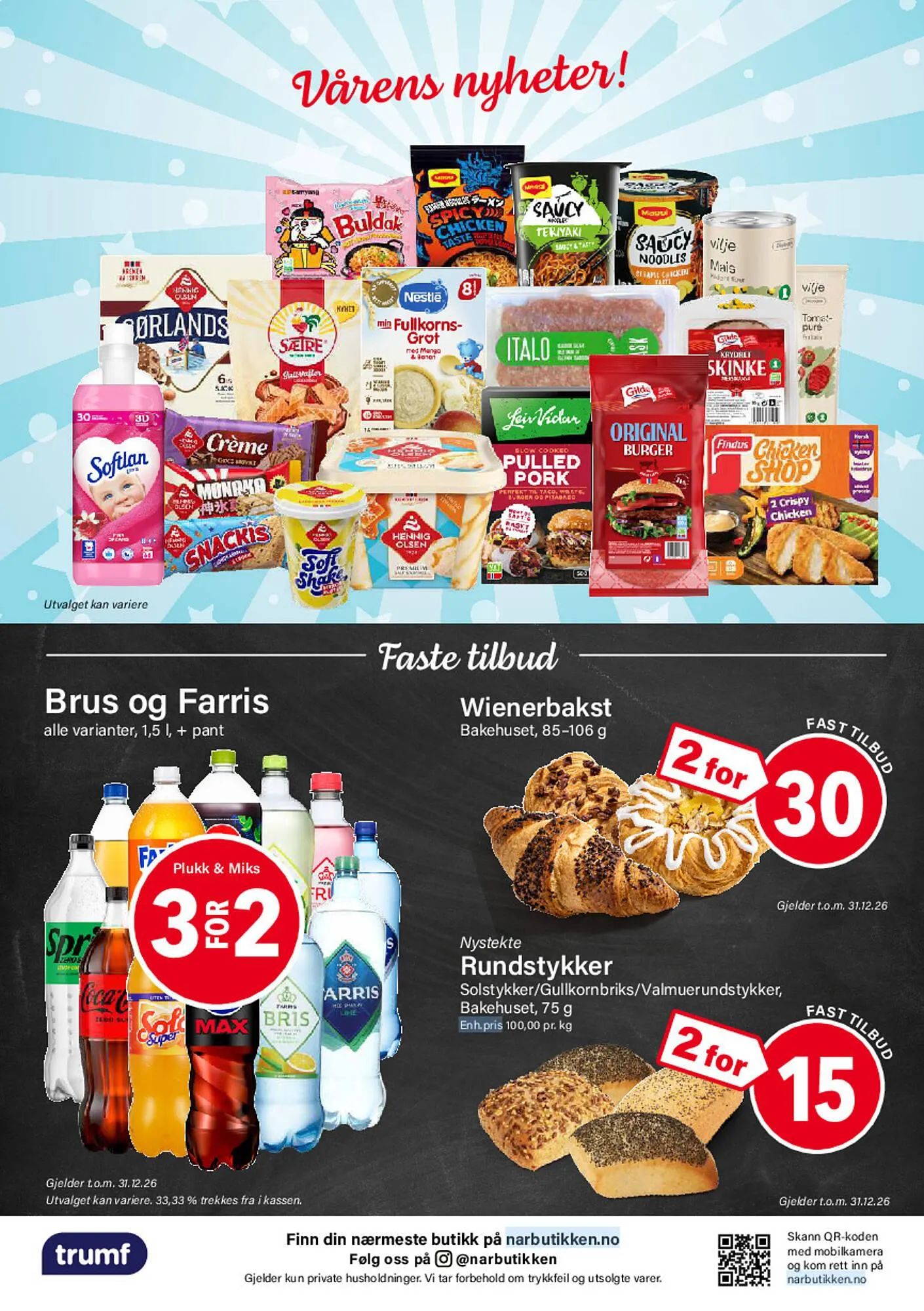 Nærbutikken kundeavis fra 1. mars til 31. mars 2026 - kundeavisside 4