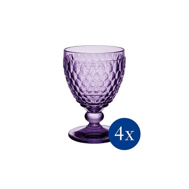 Boston Lavender water glass, 250 ml, 4 pieces