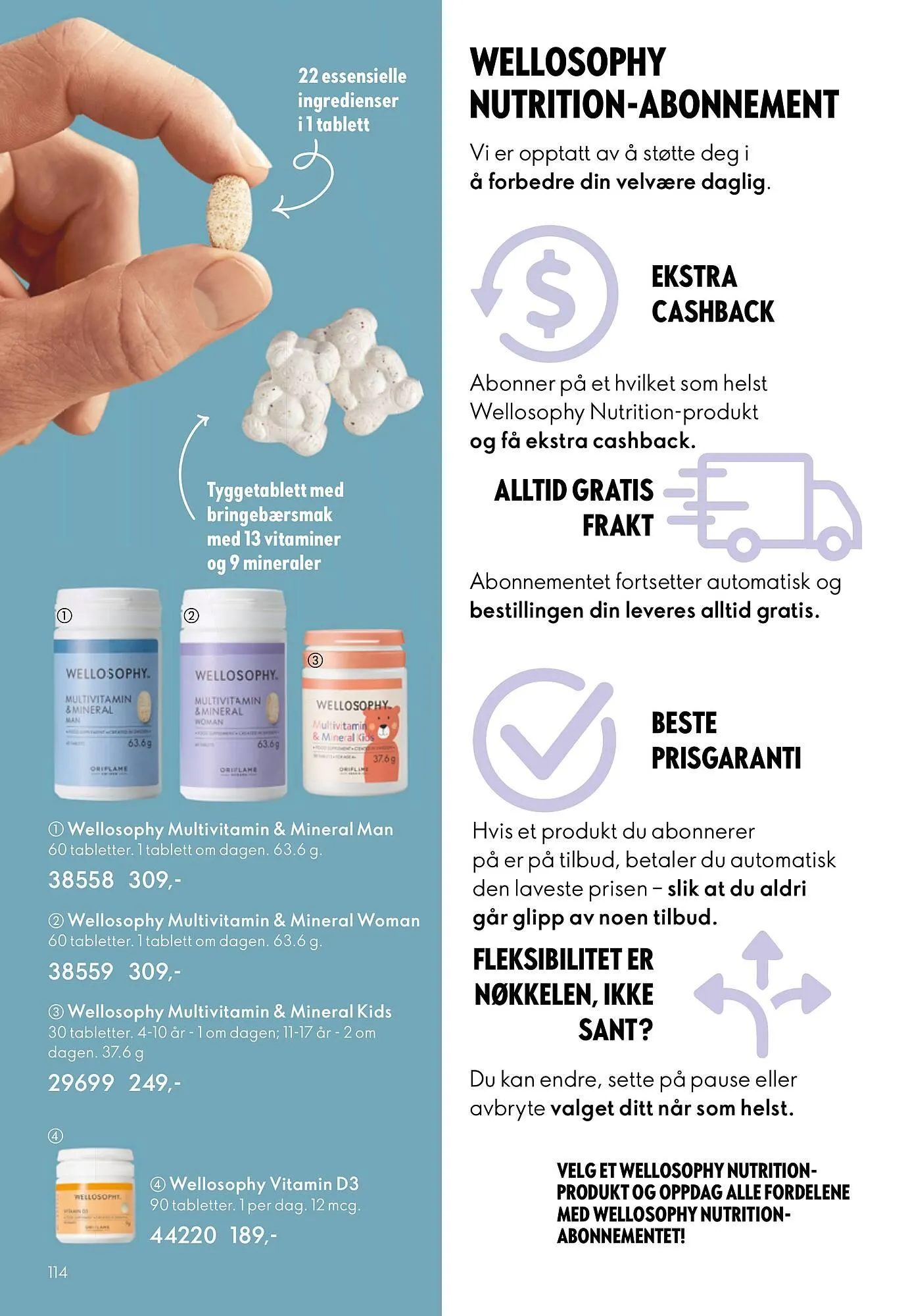 Oriflame katalog fra 31. desember til 27. januar 2026 - kundeavisside 114