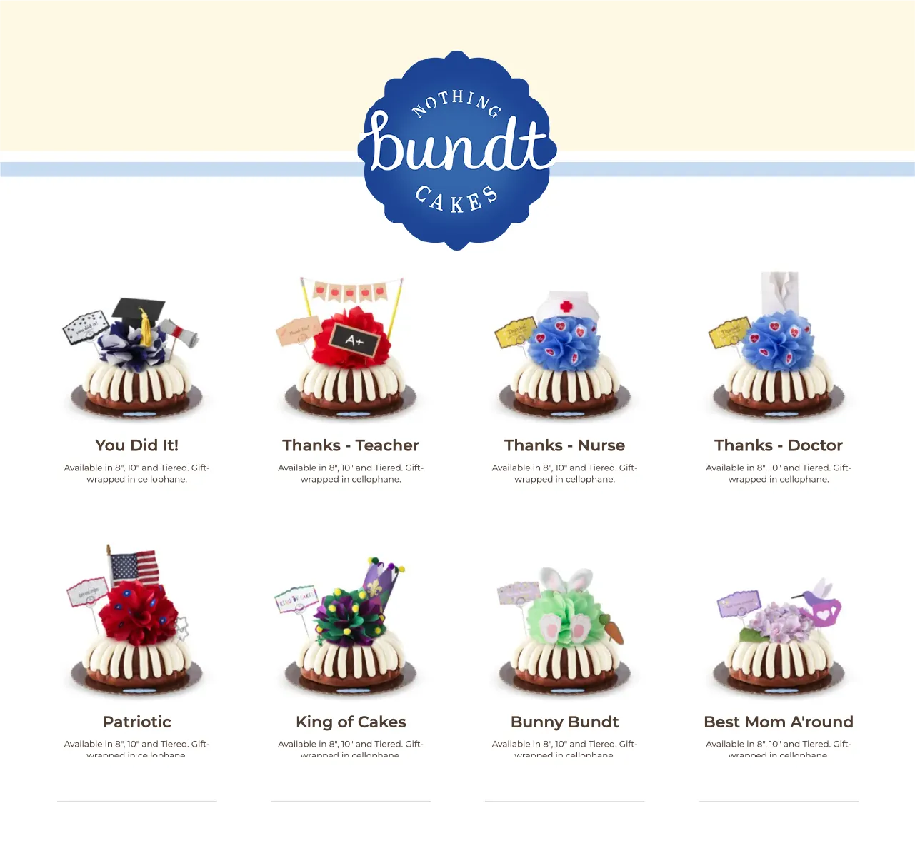 Weekly ad Nothing Bundt Cakes sales from January 1 to January 31 2025 - Page
