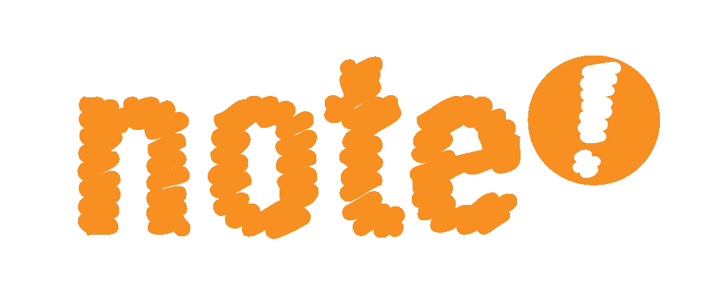 note! logo de folhetos