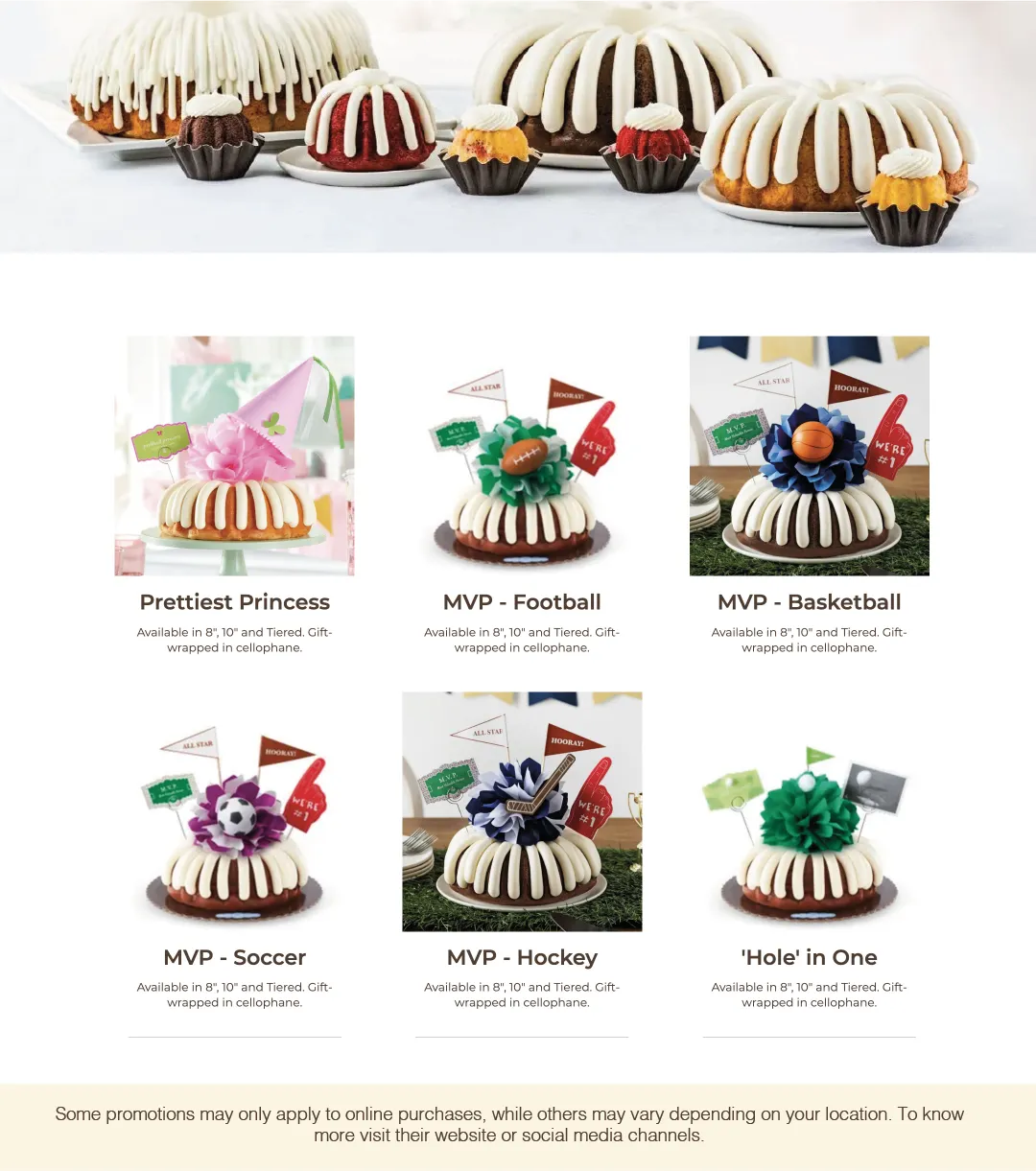 Weekly ad Nothing Bundt Cakes Sales from April 1 to April 30 2025 - Page 3