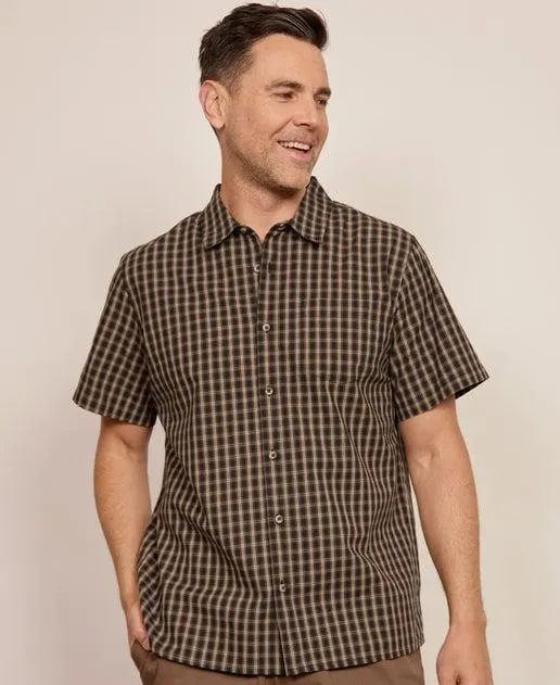 Men's Short Sleeve Check Shirt