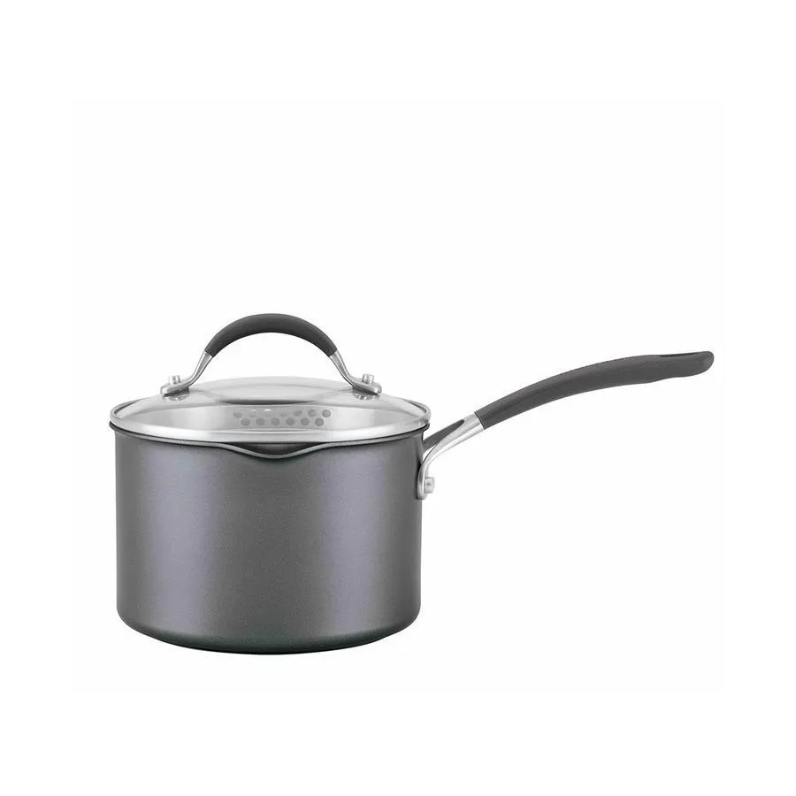 Circulon ScratchDefense A1 18cm Covered Saucepan Black