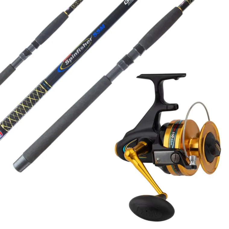Penn Spinfisher 850 SSM & Spinfisher SSM 7" 10-15kg Spinning Combo