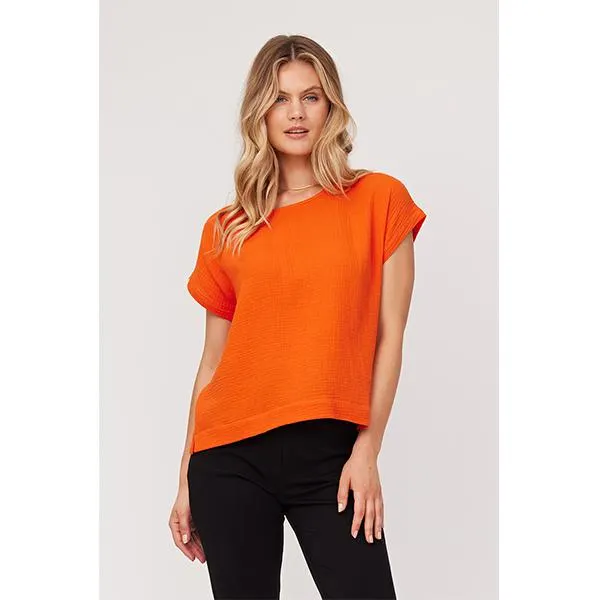 Melani Top Orange