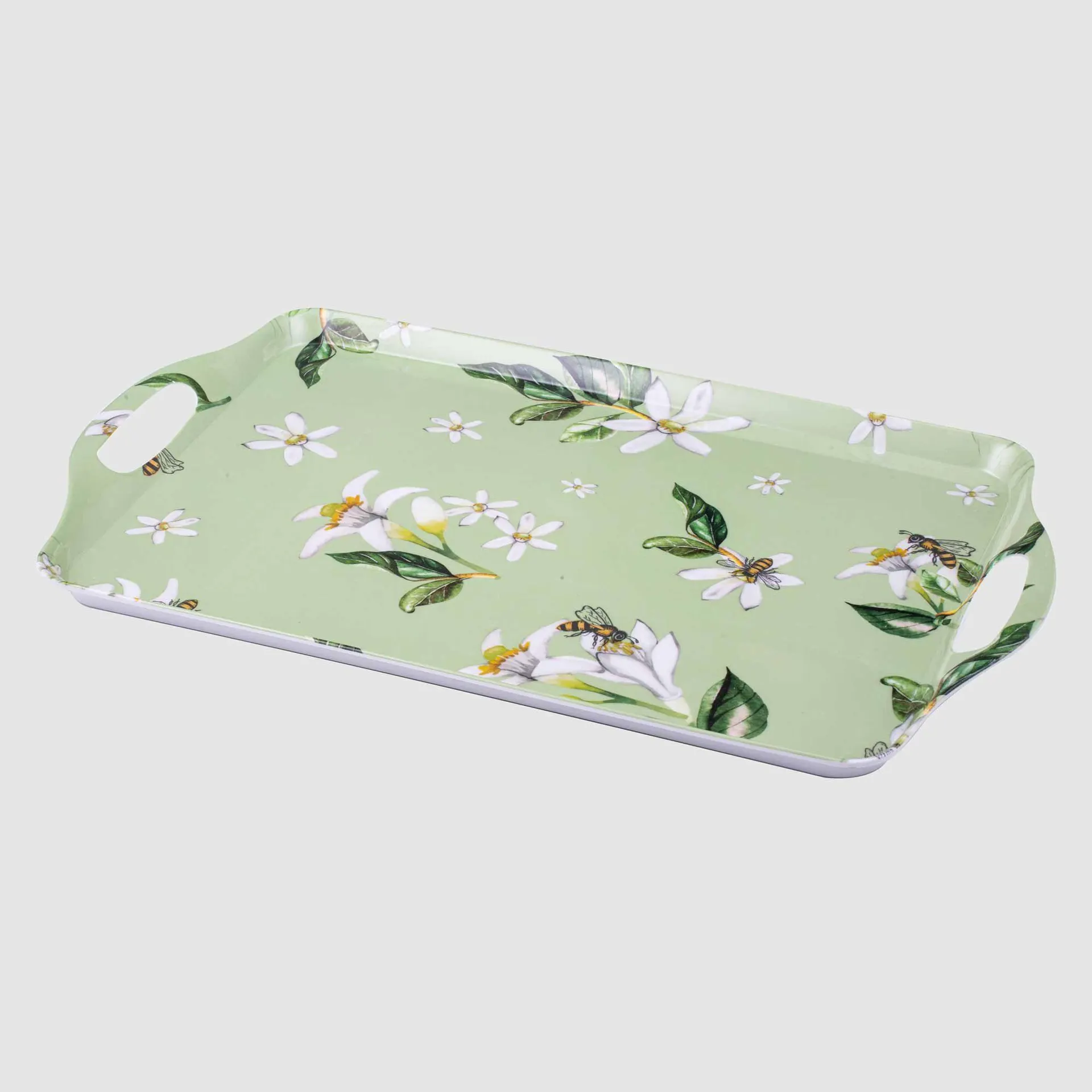 Just Home Manuka Floral Large Tray