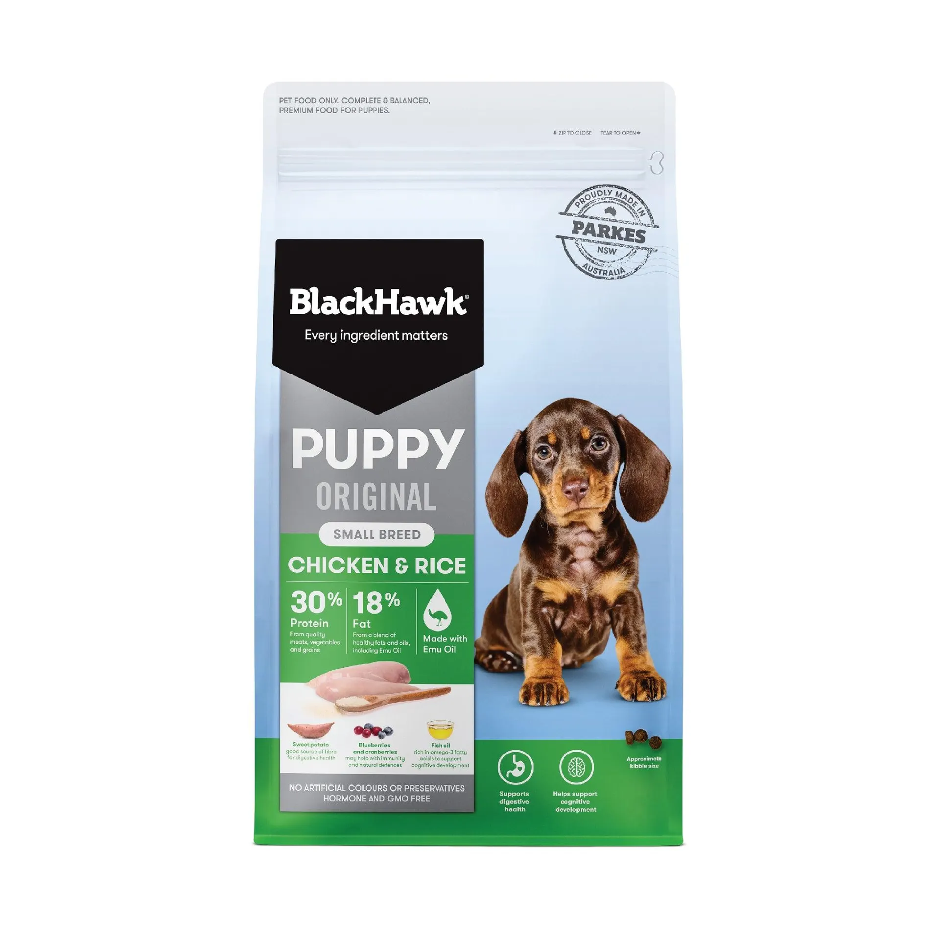 Black Hawk Small Breed Puppy Chicken & Rice