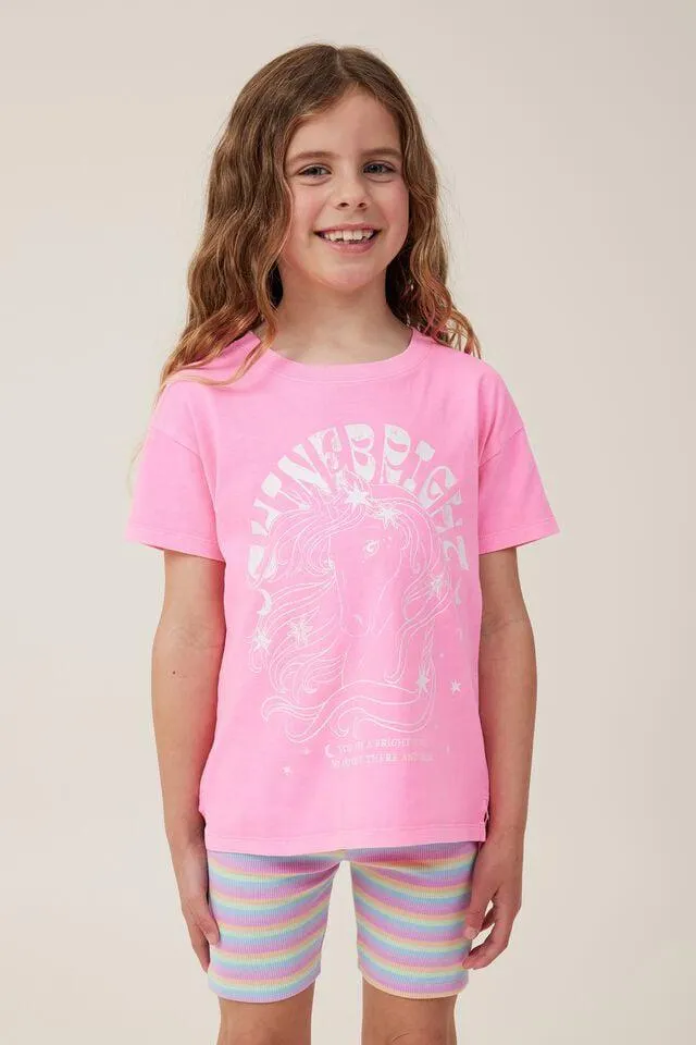 Poppy Short Sleeve Print Tee