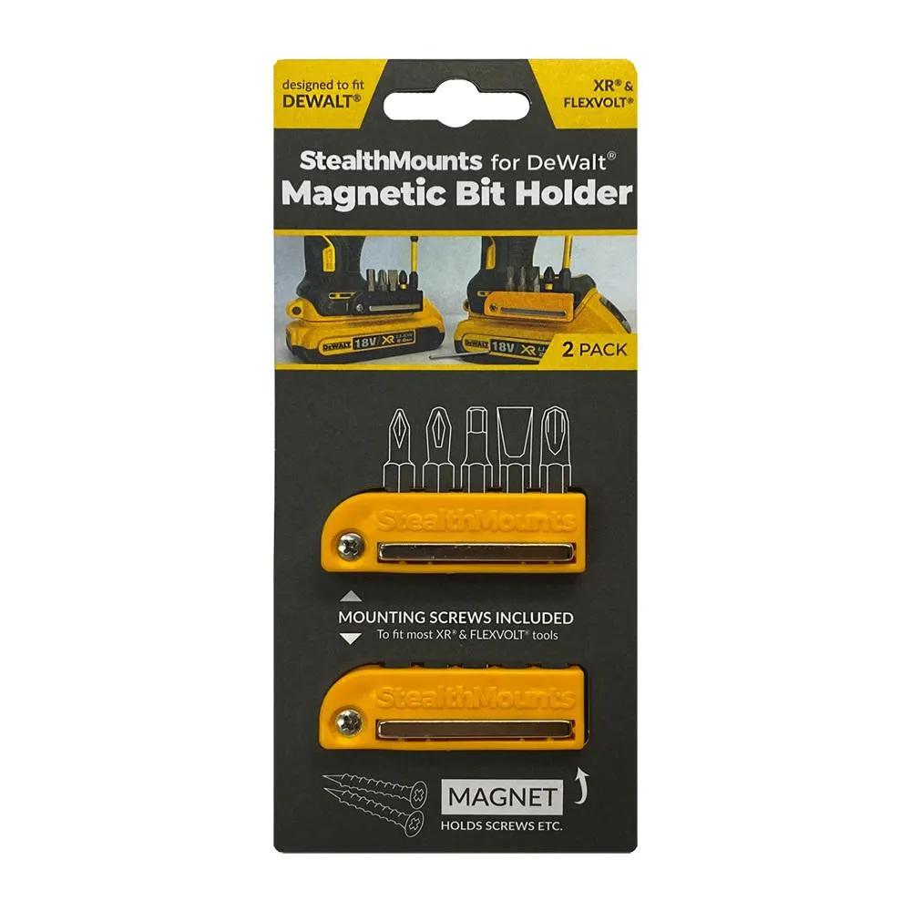 Bit Holder For DeWalt 2 Pack BM-BHDWYLW2