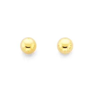 9ct, 3mm Ball Stud Earrings