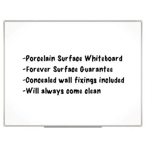 Boyd Visuals Porcelain Whiteboard 900 x 1200mm White