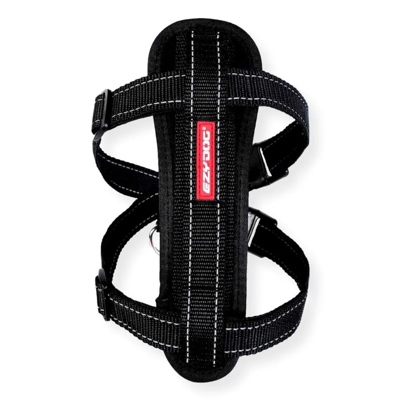 EzyDog Chest Plate Harness Black X-Large