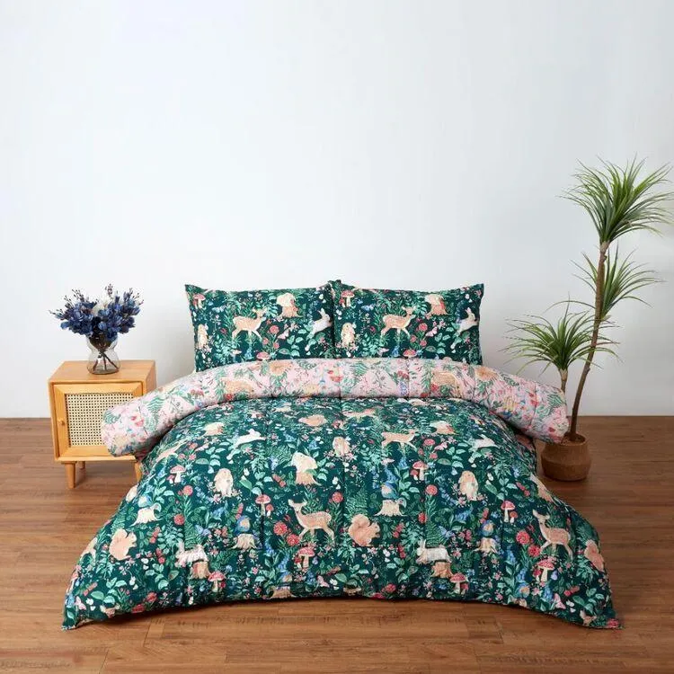 KOO Kids Willow Comforter Set Green