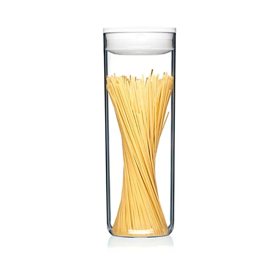 ClickClack Pantry Spaghetti 2.4L Storage Container White