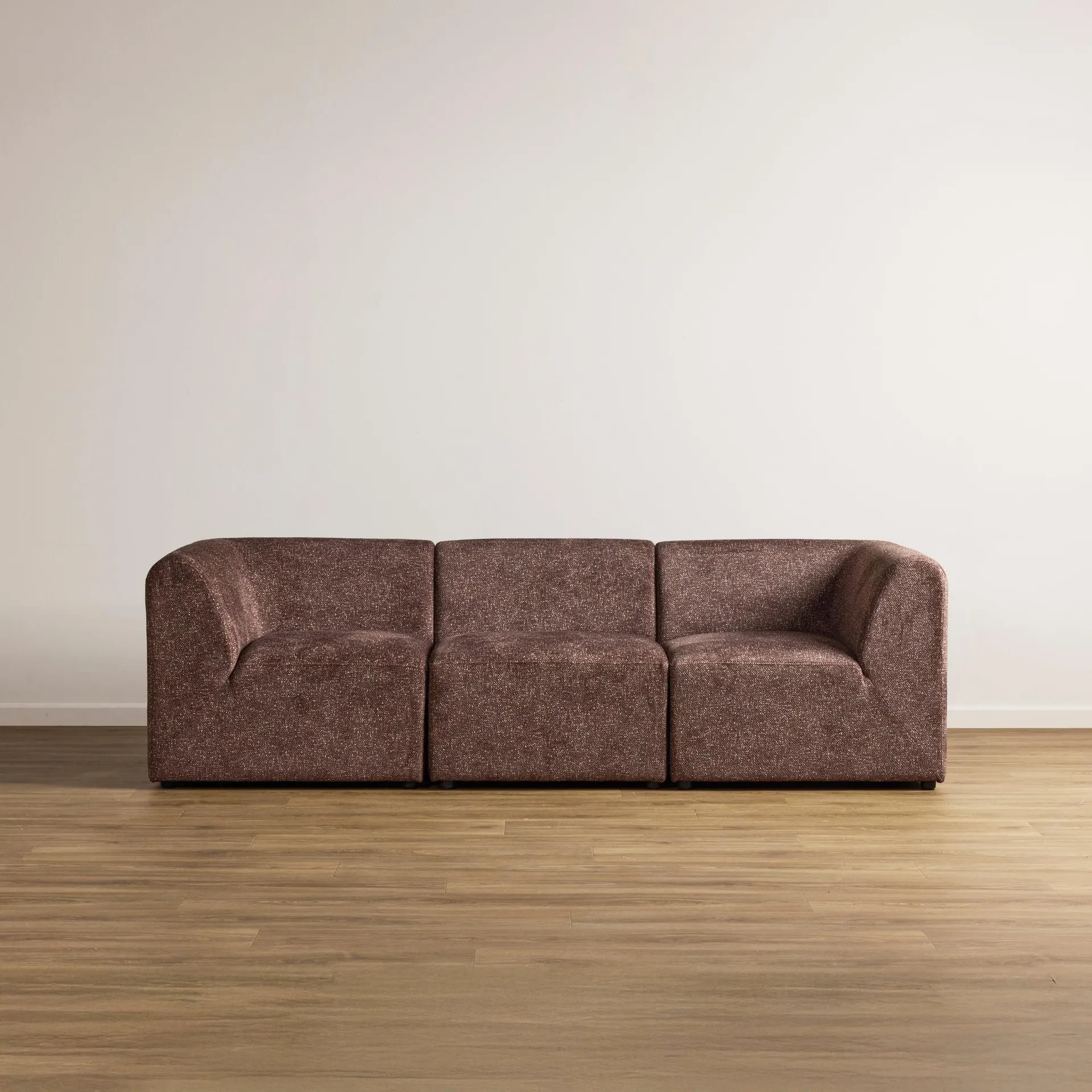 Bernie 3-Seat Sofa - Chocolate