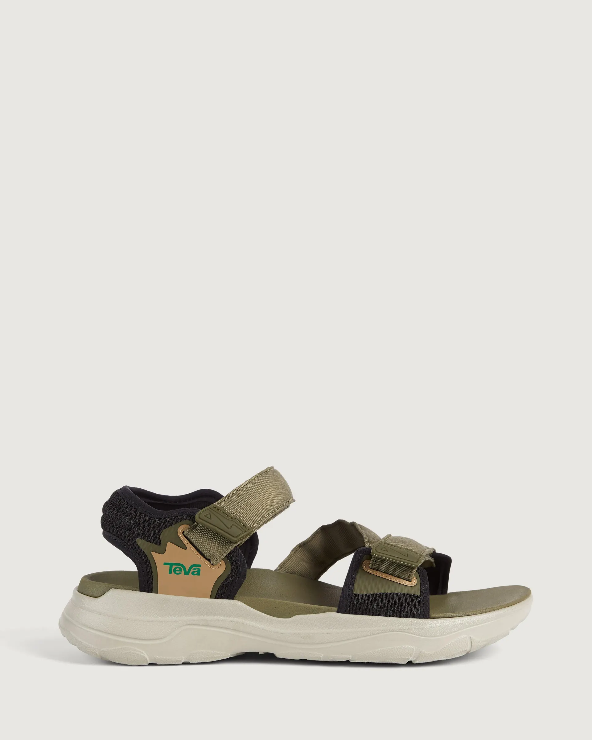 Teva Zymic Men's Sandals - Dark Olive/Teal Green