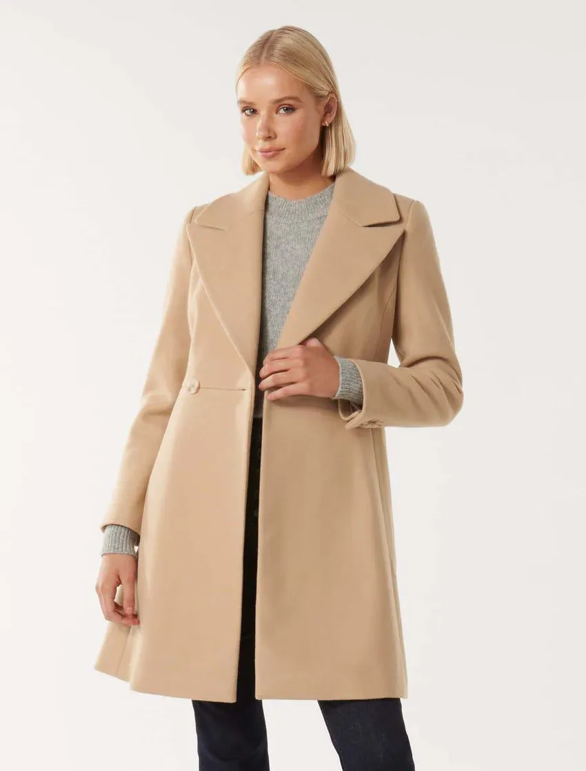Eloise Fit and Flare Coat
