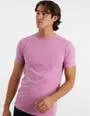Organic Crew Neck Basic T Shirt in Kobi Pink