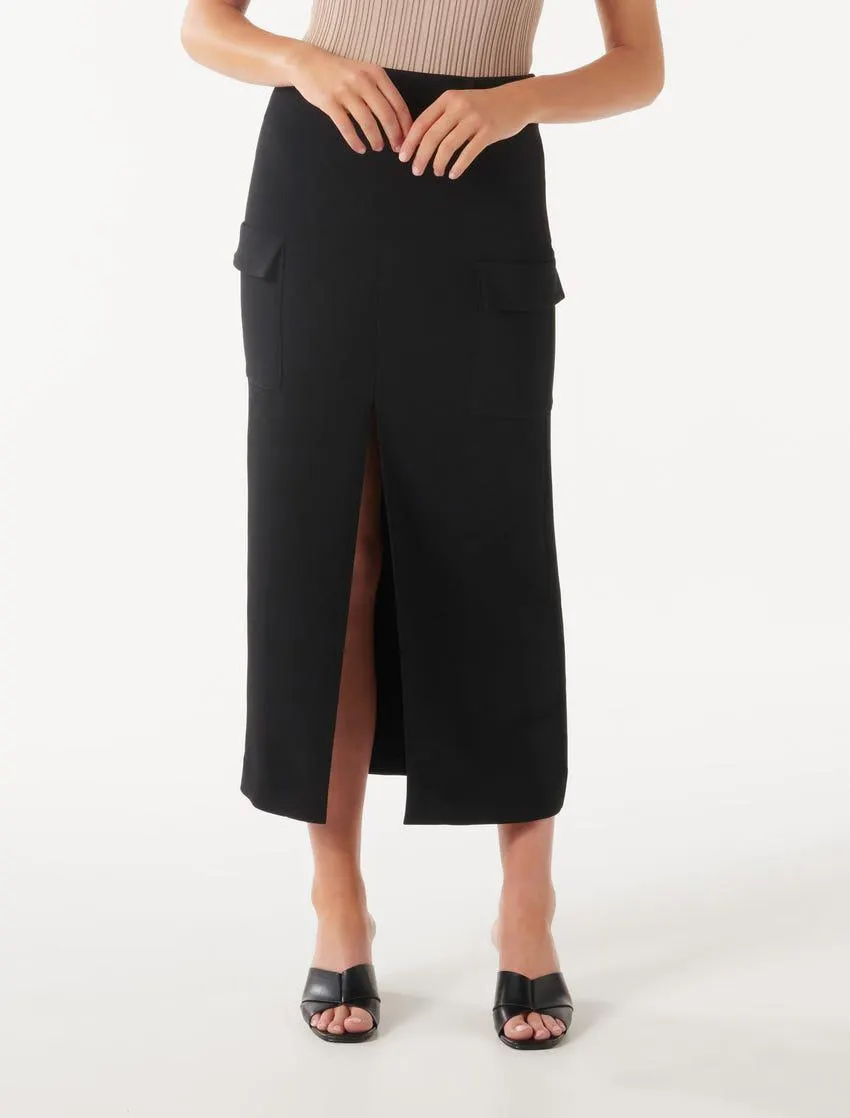 Carly Cargo Midi Skirt