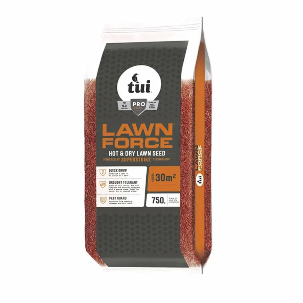 Tui LawnForce® Superstrike® Hot N Dry Lawn Seed - 750g