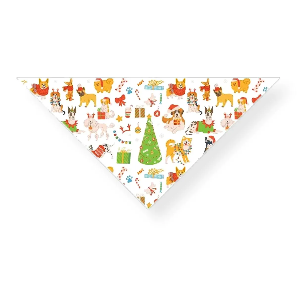 Bark & Bone Barkmas Dog Unhemmed Bandana 65cm