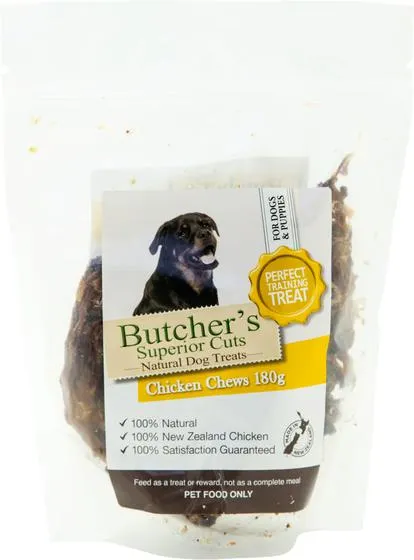 Butchers Superior Cuts Chicken Chews Dog Treats 180g